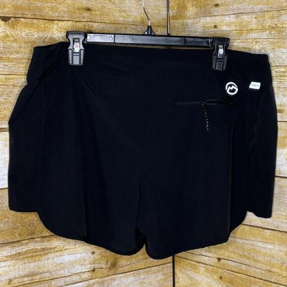 MAGELLAN OUTDOORS FISH GEAR BLACK PULL ON CASUAL EVERYDAY OUTDOOR SHORTS - Picture 3 of 4